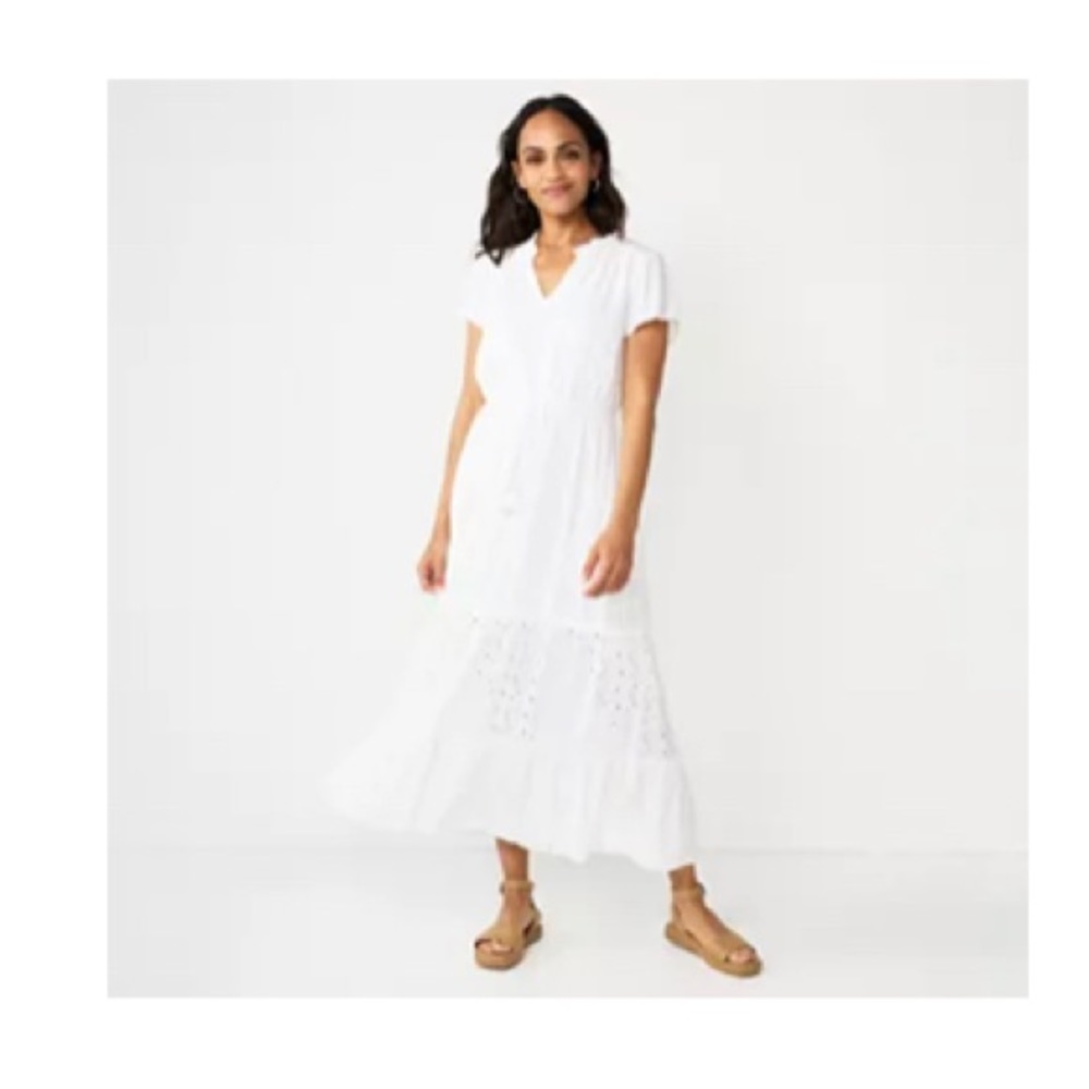 New Sonoma white dress
